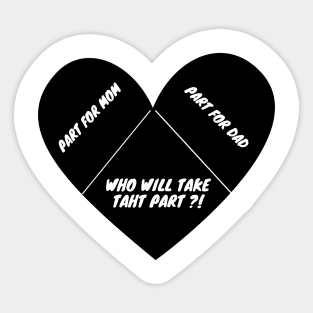 Heart Parts ( Mom dad and .. ) Sticker